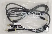 Official Microsoft Slim Composite AV Cable X15-61979-02 Xbox 360 3.5mm TO RCA