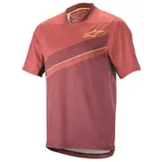 Alpinestars Alps 8.0 Short Sleeve Jersey Burgundy-Maroon - Maroon Size S / Burgundy