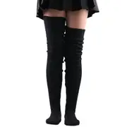 Wool Thigh High Socks for Women