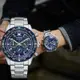 CITIZEN 星辰 光動能航空計時手錶 送禮推薦-藍 CA4554-84L