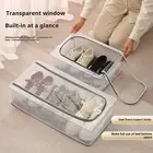 Moisture-proof Storage Solution Transparent Box Waterproof Under-bed Shoe