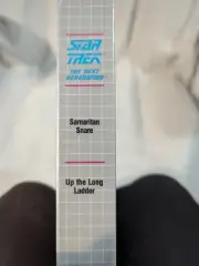 Sealed Star Trek The Next Generation VHS Samaritan Snare/ Up The Long Ladder