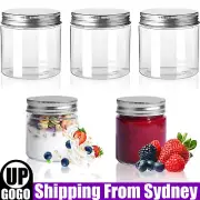 24PCS 250ML Glass Jars with Lid Small Food Storage Mini Jam Bottle Container Jar