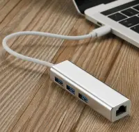 在飛比找Yahoo!奇摩拍賣優惠-USB有線網卡蘋果mac電腦轉換器Surface3 Pro4