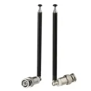 1 Pair Telescopic Antenna BNC Connector for Radio Scanner/VHF/UHF/Sound Systems