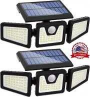 Lamparas Solares 118 LED Luces Para Exterior Patio Con Sensor De Movimiento US