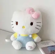 NEW CUTE HELLO KITTY PLUSH STUFFED TOY BACKPACK In Color Blue/Yellow
