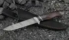 Knife Skif Damascus handle wenge