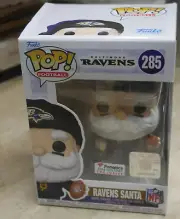 Funko POP! NFL Baltimore Ravens 2024 Santa Claus Figure #285 NEW