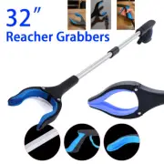 32” Lightweight Extra Long Handheld Trash Claw Grabber, Trash Pickup Aid