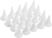 MUELODSIC 20pcs Fire-Resistant Support Nails Clay High for Firing Hobby Cone Ceramics Crafts Kiln Ceramics First Hey Refractory Reusable Pottery Stilts Kiln Shelf Aluminum Oxide White