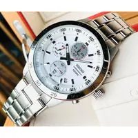 在飛比找蝦皮購物優惠-【全新原廠SEIKO】三眼計時石英錶 SKS637P1【天美