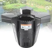Floating Pond Skimmer with Pump, 43W/75W Water Surface Cleaning, Suction Cleaning Pump Vacuum with 10m Power Cord, Aquatic Plant Filter for Outdoor Ponds & Lakes, Garden Maintenance