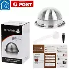 For Nespresso Vertuo Stainless Steel Reusable Refillable Coffee Pod Capsules Kit