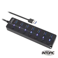 在飛比找蝦皮商城優惠-【INTOPIC】HB-620 7孔高速集線器 USB3.2