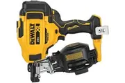 DeWalt 20V MAX Brushless 15 Degree Cordless Coil Battery Powered Roofing Nailer with Tool-Free Nail Tray (Yellow and Black) BARE TOOL