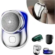 Mini-Shave Portable Electric Shaver, 2023 New Upgrade Mini Electric Razor Shavers for Men, Rechargeable Shaver Easy One-Button Use Suitable for Home,Car Travel
