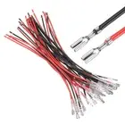 30Pcs Spade Crimp Terminal 4.8mm 20cm Wires