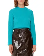 Whistles Fluted Sleeve Sweater