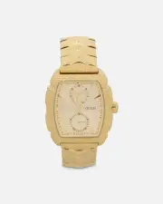 [GUESS MAINLINE] Guess Mainline Nile Textured Bracelet Watch Gold - Size ONE ONE Gold