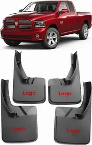 Genuine Full Set Splash Guards Mud Flaps For 2009-2018 Dodge Ram 1500 2500 3500