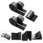 5 Pcs Non-slip Stickers Double Sided Back Fastener Hook and Loop Tape Fabric