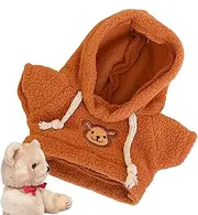 Stuffed Animal Clothes,Bear Hoodie Sweater - Cute Capybara Hoodie Clothes Rag Doll Sweater for Kids Boys Girls, 7.87 to 9.84 Inches Size Dolls