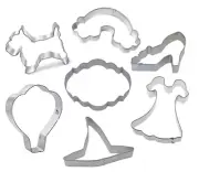 7 Piece Wizard of Oz Cookie Cutter Set Metal