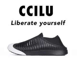 CCILU 輕量防水休閒鞋-女款（酷炫黑）302361021 BLK-US6
