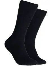 [Mitch Dowd] Cross Hatch Cotton Crew Socks in Blue