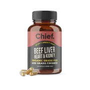 Organic Beef Liver, Heart & Kidney Immunity Boost (120 Capsules)
