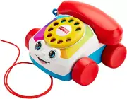 Fisher-Price Toddler Pull Toy Chatter Telephone Pretend Phone with Rotary Dial a