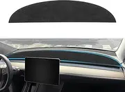 Dashboard Cover for 2024 New Tesla Model 3 Highland, Flannel Dashboard Pad Dash Mat Compatible with Tesla Model 3 Highland 2024 Dashboard Decorative Interior Auto Accessories