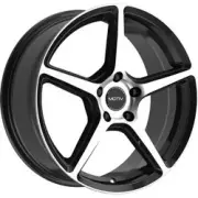 16x7.5 Motiv 433MB Blade Gloss Black Machined Face Wheel 5x4.5 (40mm) (for: Mazda)