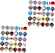 SUPVOX Leaf Flights Style Replacement Flight for Huge Bundle Flights Wing Accessory Wing Game Wing Suit Tail Wings Outdoor Wing