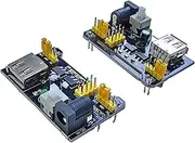 DIYables Breadboard Power Supply Module 3.3V 5V for Solderless Breadboard, 2 pieces