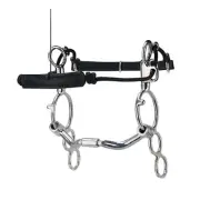 Myler Bits Myler SS 3Ring Combo Bit 6 Shank Port Barrel
