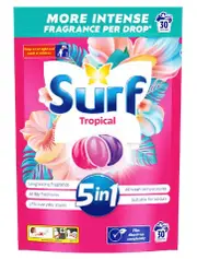Surf Laundry Detergent Capsules Tropical Washes 30 Pack