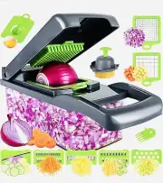 Vegetable Chopper Multifunction Onion Chopper Dicer, Spiralizer FAST SHIPPING