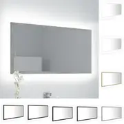 LED Washroom Wall Mirror Bathroom Vanity Dressing Mirror Multi Colours vidaXL