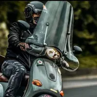 在飛比找蝦皮購物優惠-【白鐵材質】VESPA 原廠風鏡 HPE LX LT LXV