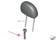 MINI COUNTRYMAN R60 Front Headrest Guide 52109801330 9801330 NEW GENUINE