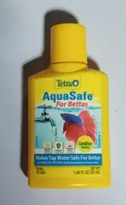 Tetra AuqaSafe For Bettas 1.69 Oz Tap Water Conditioner Maintenance EXP 4/2026