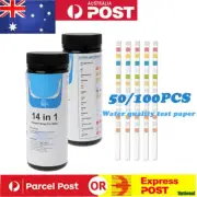 50/100PCS 14-in-1 Drinking Water Well Water Tap Water Test Kit Water QualityTest