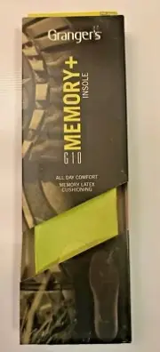 Granger's Men's G10 Memory Plus Performance Insole - Green, Size 41 (US 9 1/2)