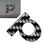 Door Wall Car Badge Emblem Lowercase Alphabet Letter Decals Stickers