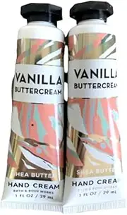 Bath and Body Works 2 Pack Vanilla Buttercream Hand Cream. 30ml