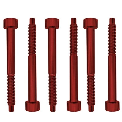 Floyd Rose Colored Stainless Steel String Lock Screws - Red