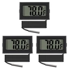 3x Digital Refrigerator Thermometer Large LCD Display Freezer Room Thermometer