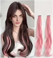 Vibra Clip-in H Extensions Long Curly Wigs